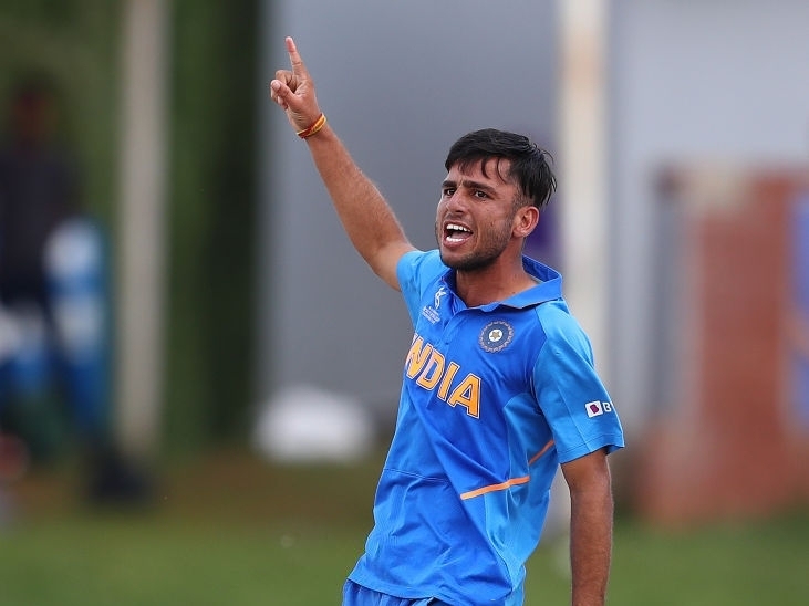 Ravi Bishnoi as part of the Under-19 Indian Team
