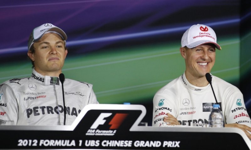 Nico Rosberg Michael Schumacher