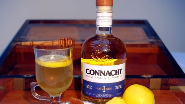 Connacht Distillery hot whiskey cocktail.
