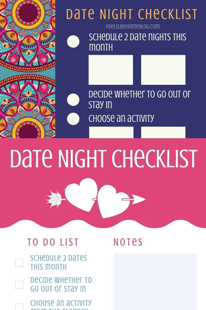 a collage of checklists